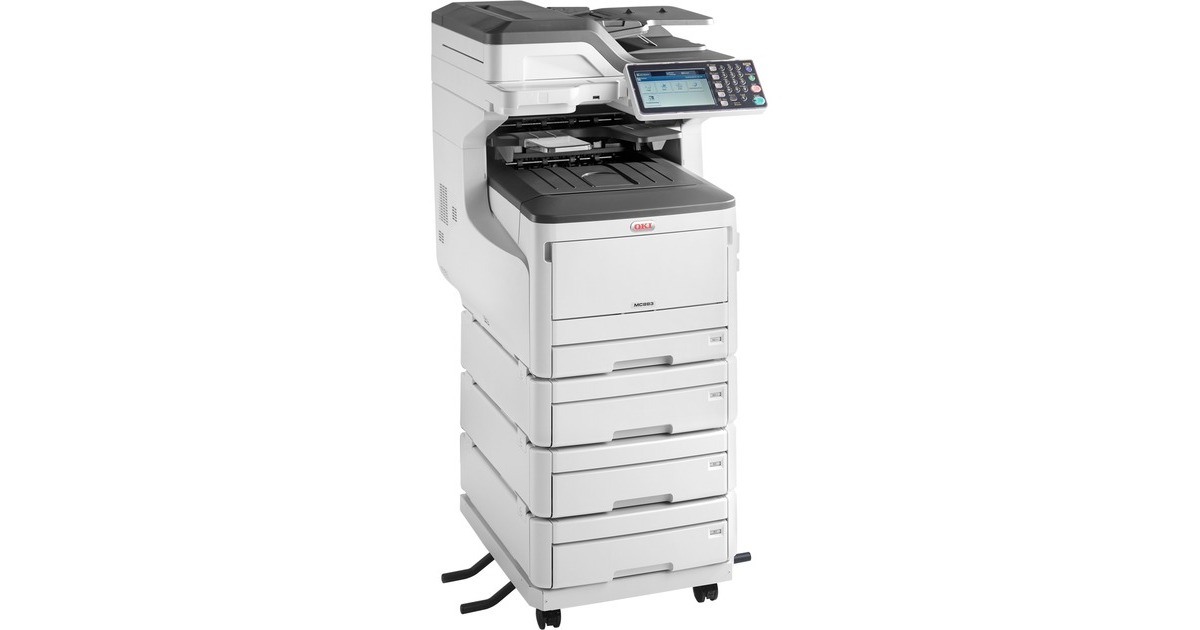 OKI MC883dnv, Multifunktionsdrucker(grau/anthrazit, USB, LAN, Scan, Kopie, Fax) OKI MC883dnv, Multifunktionsdrucker(grau/anthrazit, USB, LAN, Scan, Kopie, Fax)