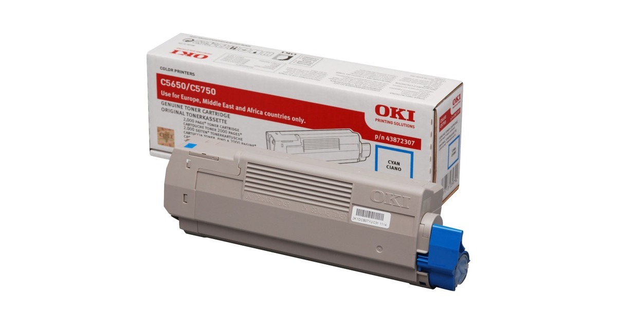 OKI Toner Cyan 43872307