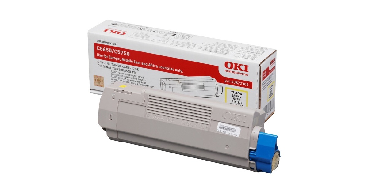 OKI Toner Gelb 43872305