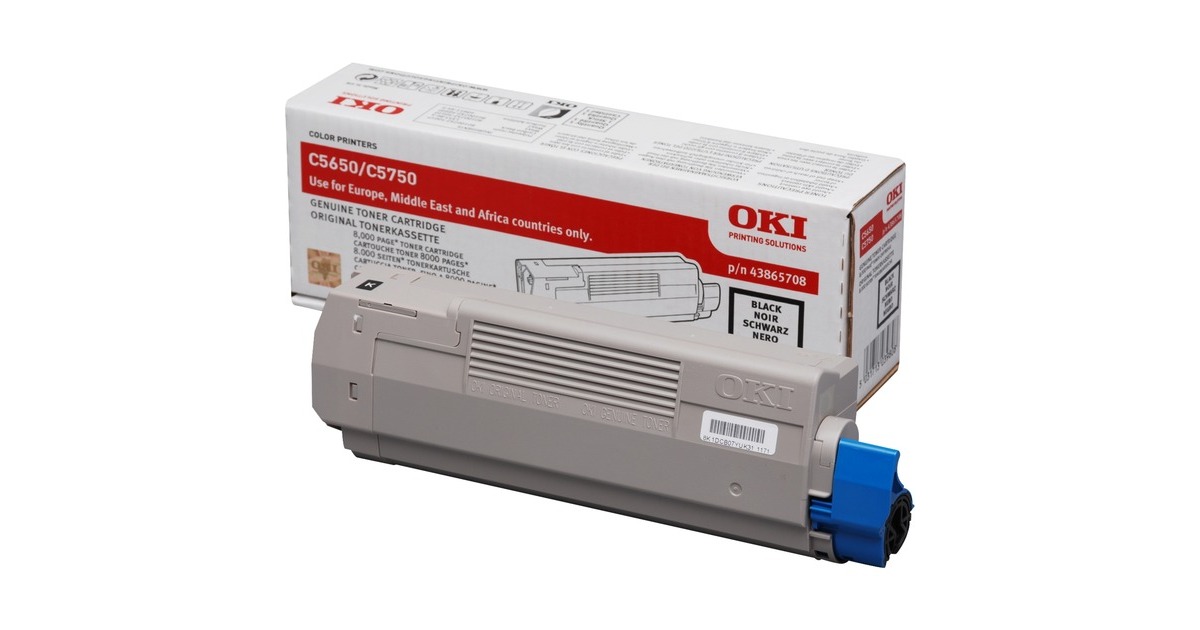 OKI Toner Schwarz 43865708