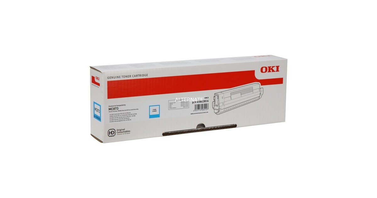 OKI Toner cyan 45862816