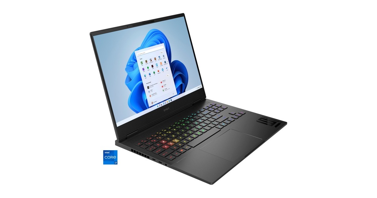 OMEN 16-wf0075ng, Gaming-Notebook(schwarz, Windows 11 Home 64-Bit, 40.9 cm (16.1 Zoll) & 165 Hz Display, 512 GB SSD)