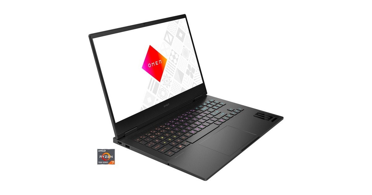 OMEN 16-xd0174ng, Gaming-Notebook(schwarz, ohne Betriebssystem, 40.9 cm (16.1 Zoll) & 144 Hz Display, 512 GB SSD)