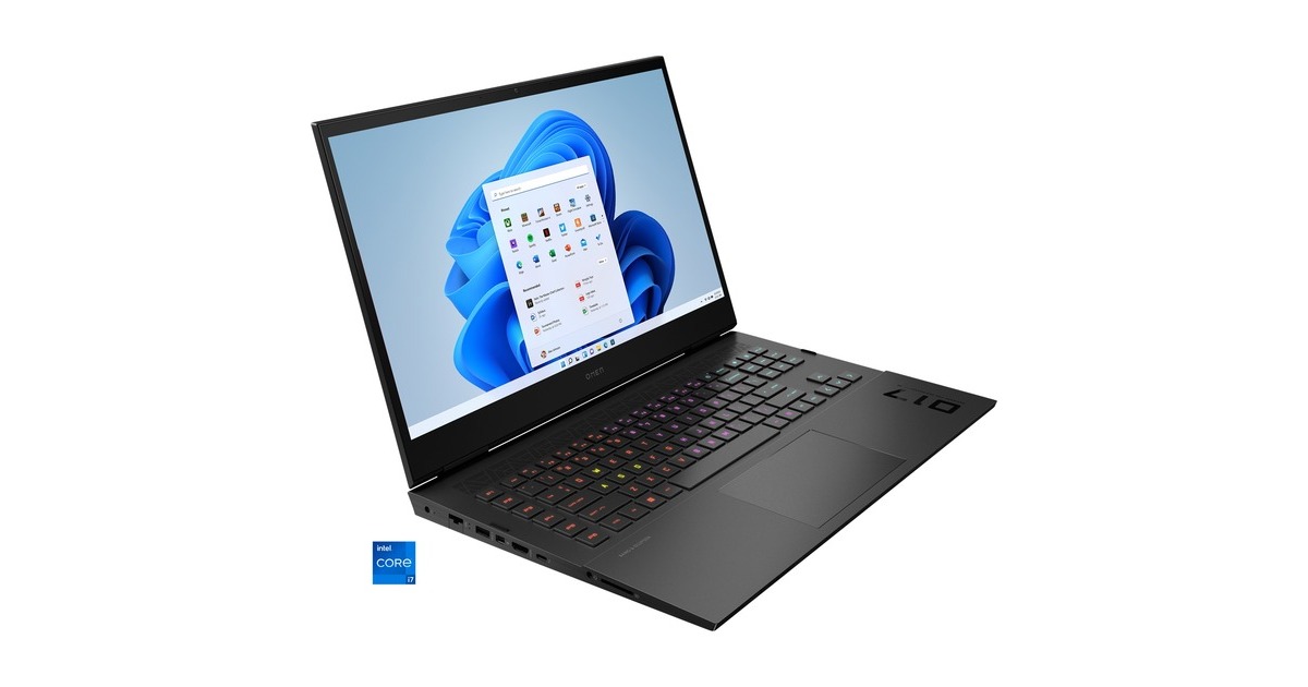 OMEN 17-cm2072ng, Gaming-Notebook(schwarz, Windows 11 Home 64-Bit, 43.9 cm (17.3 Zoll) & 144 Hz Display, 512 GB SSD)