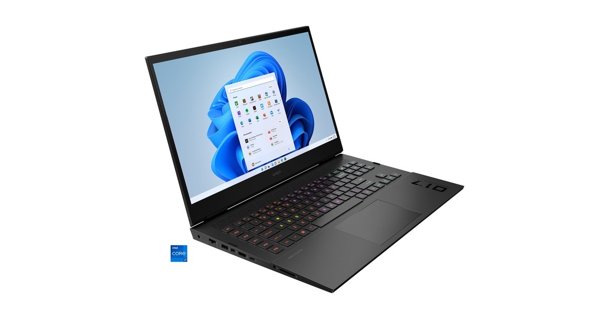 OMEN 17-cm2075ng, Gaming-Notebook(schwarz, Windows 11 Home 64-Bit, 43.9 cm (17.3 Zoll) & 144 Hz Display, 1 TB SSD)
