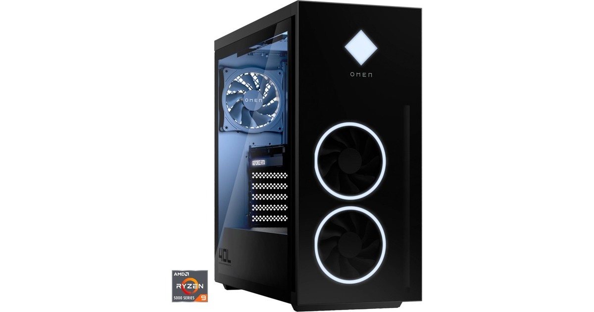 OMEN 40L Desktop GT21-0200ng, Gaming-PC(schwarz, ohne Betriebssystem)