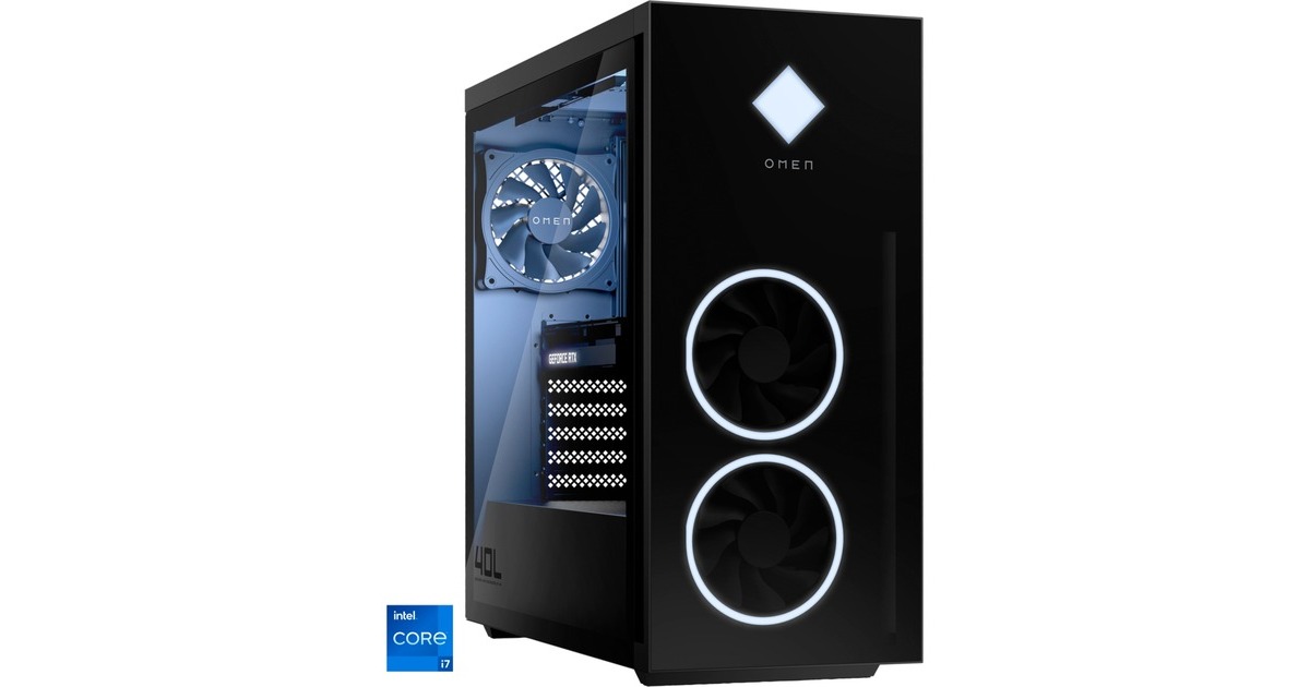 OMEN 40L Desktop GT21-0203ng, Gaming-PC(schwarz, ohne Betriebssystem)