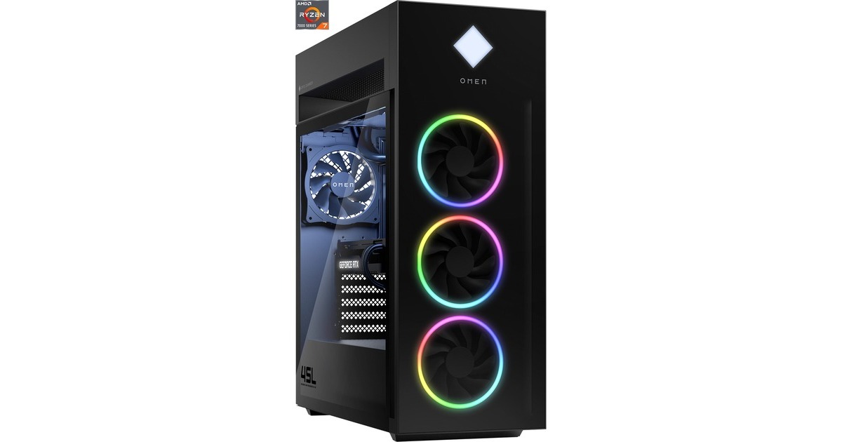 OMEN 45L Gaming Desktop GT22-1204ng, Gaming-PC(schwarz, ohne Betriebssystem)