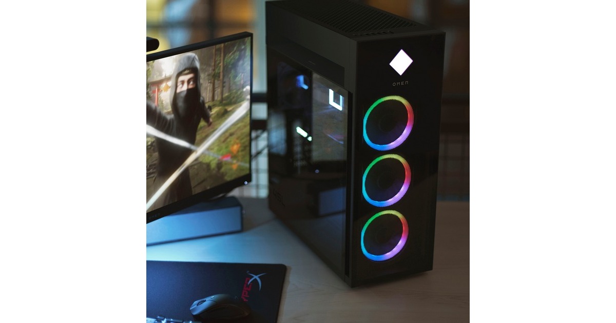 OMEN 45L Gaming Desktop GT22-1204ng, Gaming-PC(schwarz, ohne Betriebssystem)