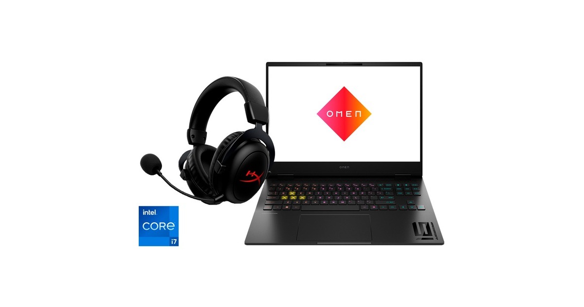 OMEN Transcend 16-u0077ng, Gaming-Notebook(schwarz, Windows 11 Home 64-Bit, 40.6 cm (16 Zoll) & 240 Hz Display, 1 TB SSD)
