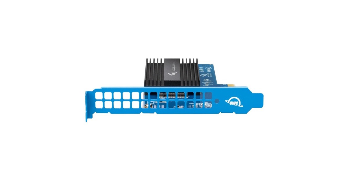 OWC Accelsior 1M2 480 GB, SSD(blau/schwarz, PCIe 4.0 x4, NVMe 1.3, AIC)