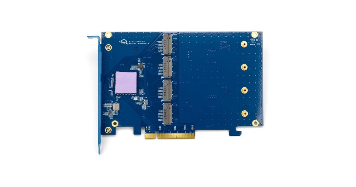 OWC Accelsior 4M2 16 TB, SSD(PCIe 3.1 x4, NVMe 1.3, AIC)