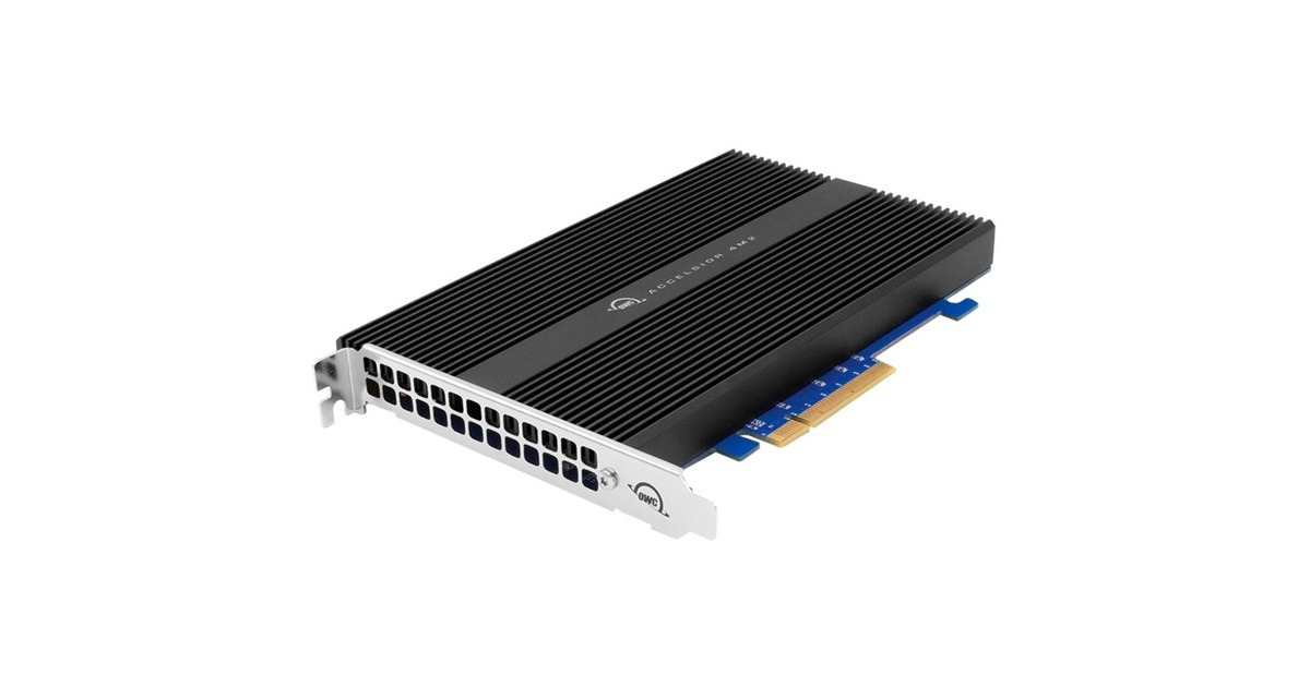 OWC Accelsior 4M2 8 TB, SSD(PCIe 3.1 x4, NVMe 1.3, AIC)