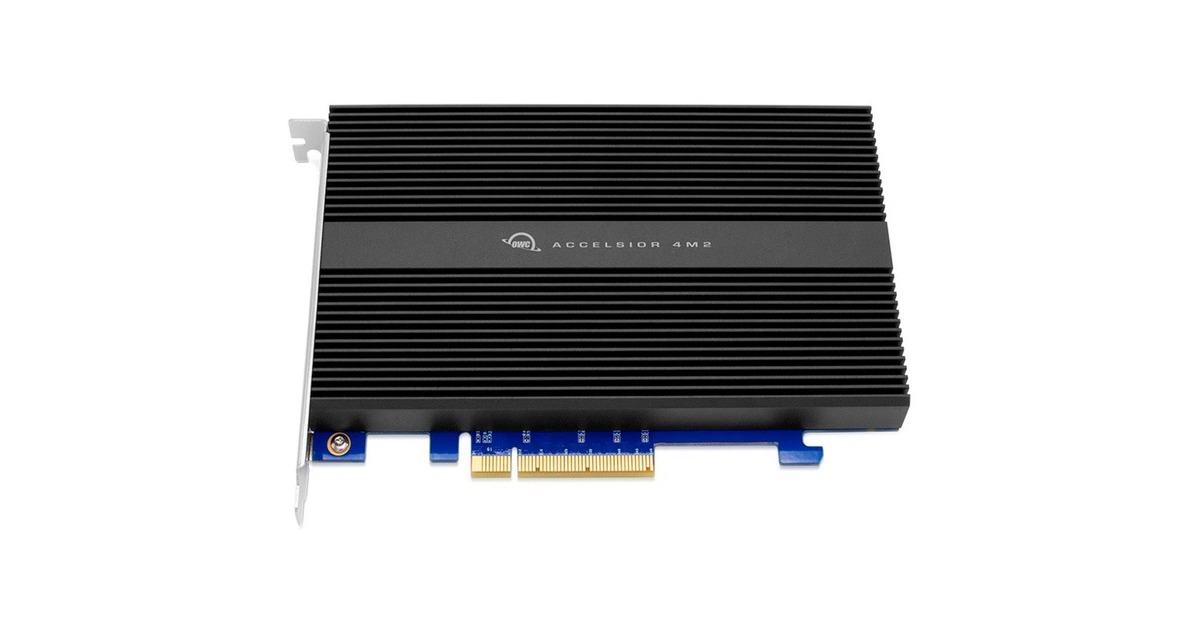 OWC Accelsior 4M2 8 TB, SSD(PCIe 3.1 x4, NVMe 1.3, AIC)