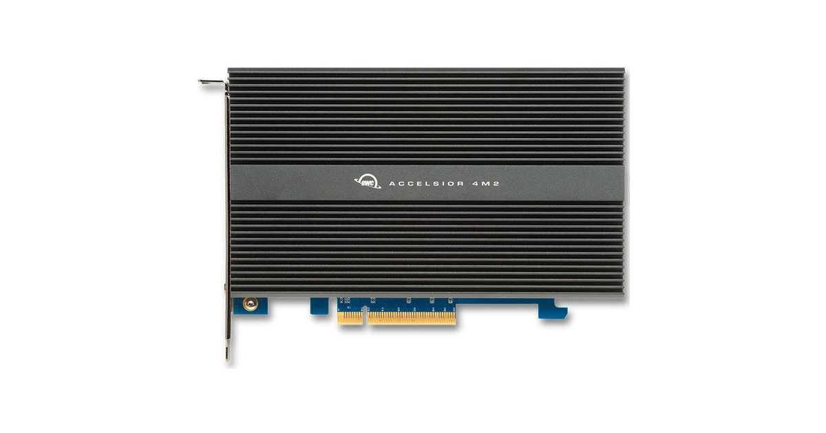 OWC Accelsior 4M2 8 TB, SSD(PCIe 3.1 x4, NVMe 1.3, AIC)