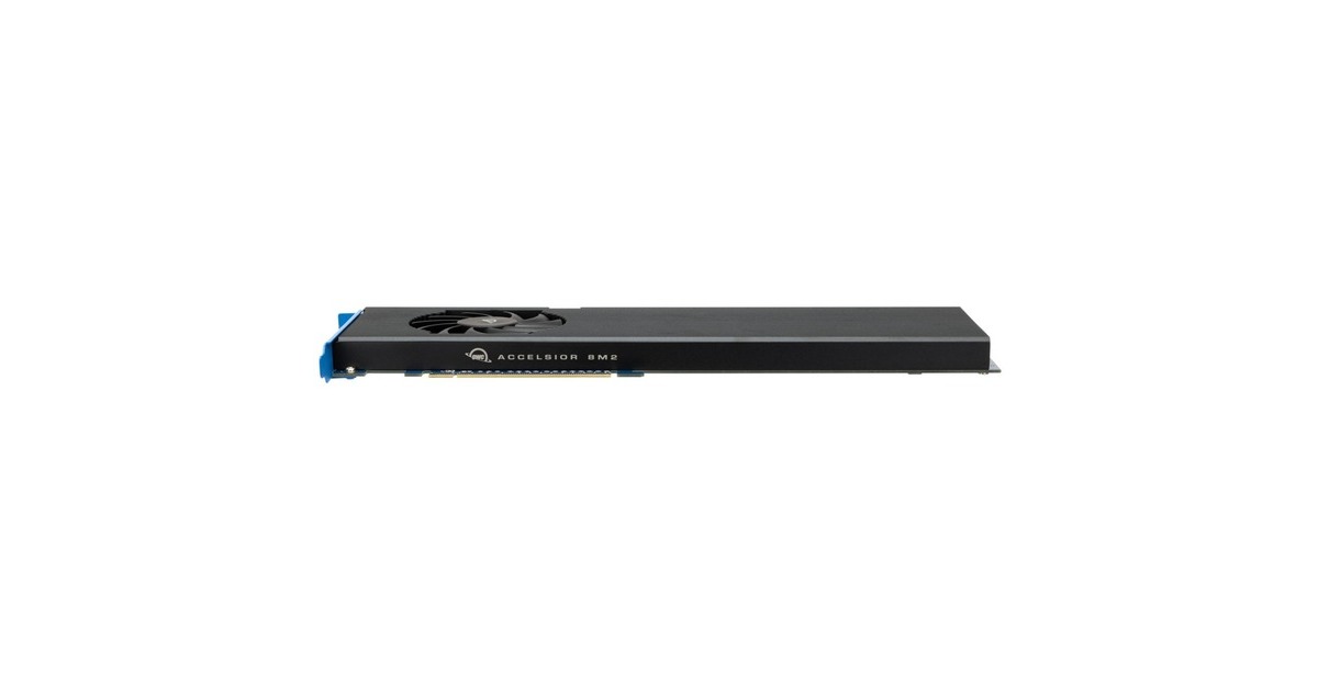 OWC Accelsior 8M2 8 TB, SSD(schwarz/blau, PCIe 4.0 x16, NVMe 1.3, AIC)