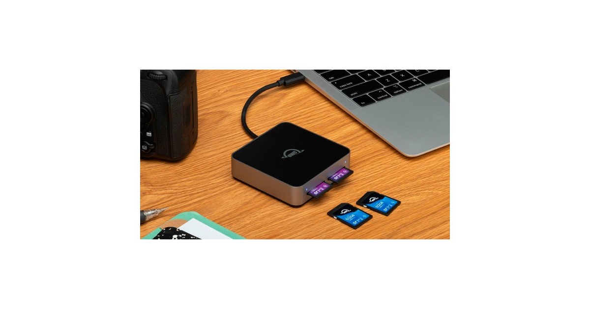 OWC Atlas Dual SD Card Reader, Kartenleser(aluminium)