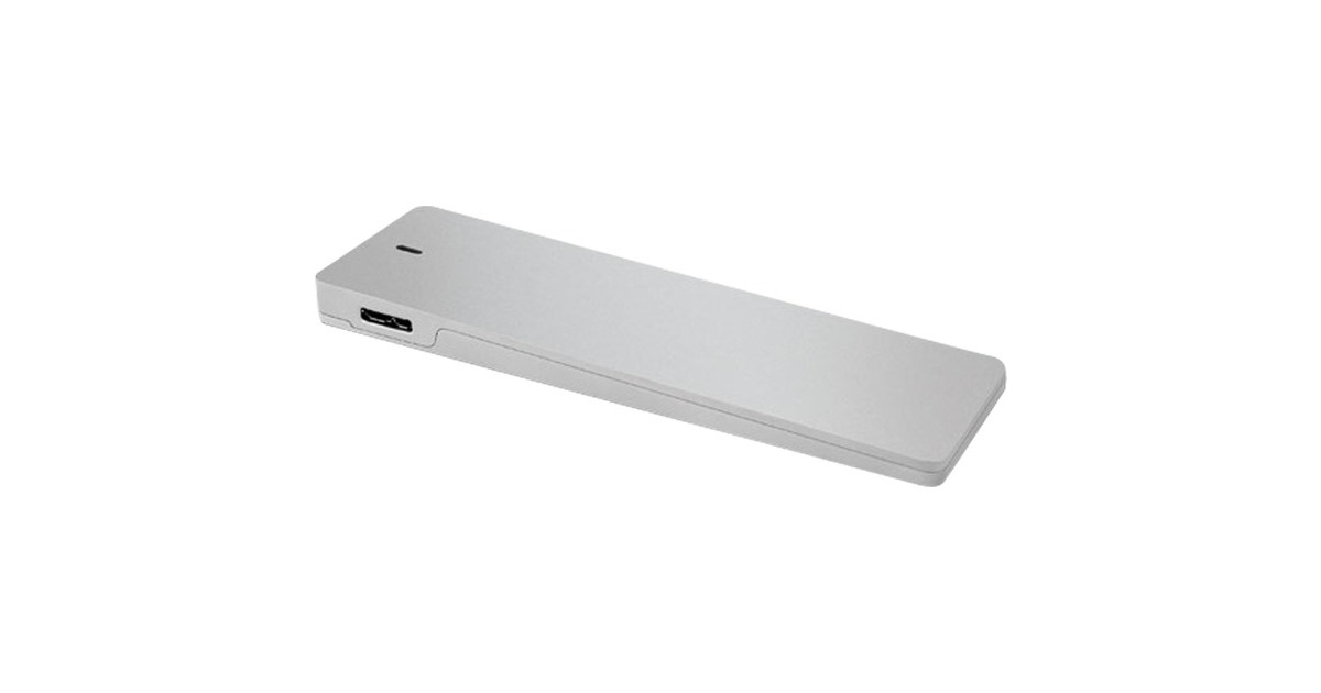 OWC Aura Envoy Aluminum Wedge Slim U2/3 OWC, Laufwerksgehäuse(Bus-Powered USB 3.0 Storage Solution)