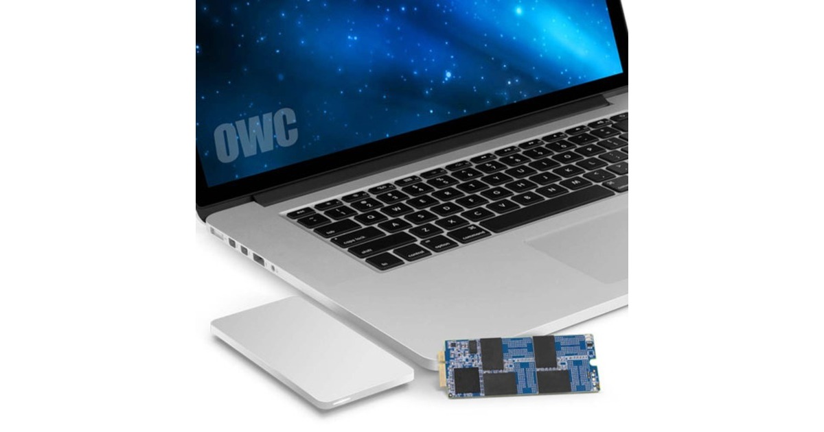OWC Aura Pro 6G 2 TB, SSD(SATA 6 Gb/s, Custom Blade, inkl. Upgrade-Kit)