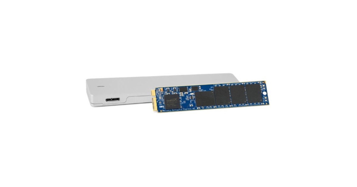 OWC Aura Pro 6G 500 GB, SSD(SATA 6 Gb/s, Custom Blade, inkl. Upgrade-Kit)