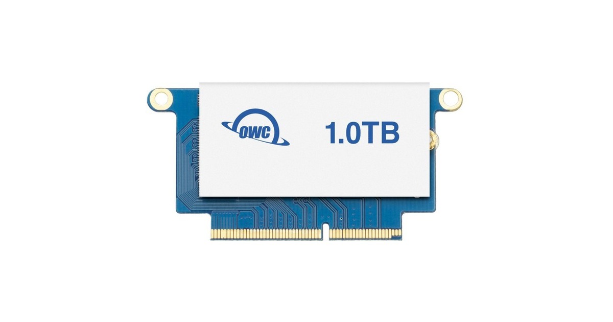 OWC Aura Pro NT 1 TB Upgrade Kit, SSD(PCIe 3.1 x4, NVMe 1.3, Custom Blade)