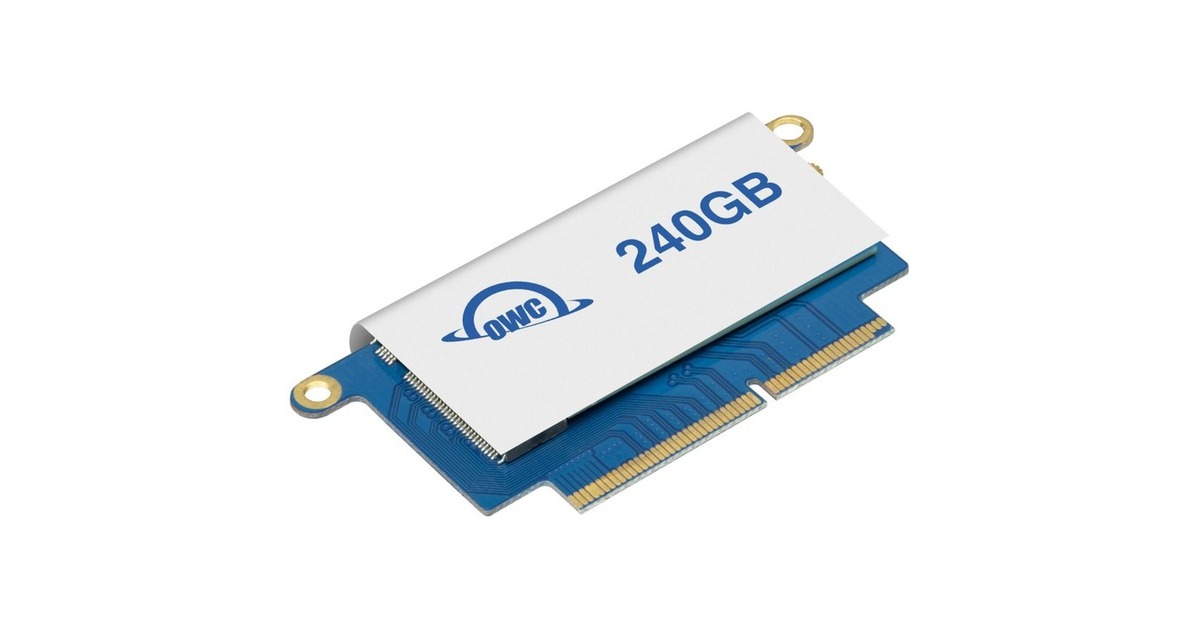OWC Aura Pro NT 240 GB Upgrade Kit, SSD(PCIe 3.1 x4, NVMe 1.3, Custom Blade)
