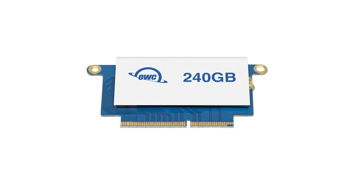 OWC Aura Pro NT 240 GB Upgrade Kit, SSD(PCIe 3.1 x4, NVMe 1.3, Custom Blade)