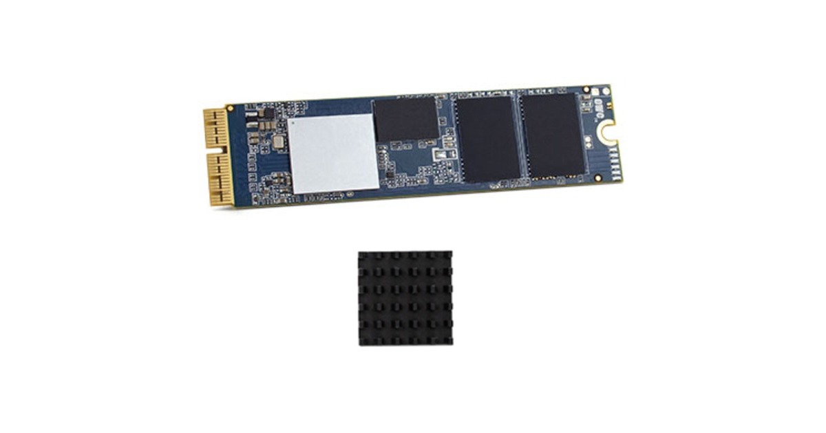 OWC Aura Pro X2 1 TB, SSD(PCIe 3.1 x4, NVMe 1.3, Custom Blade)