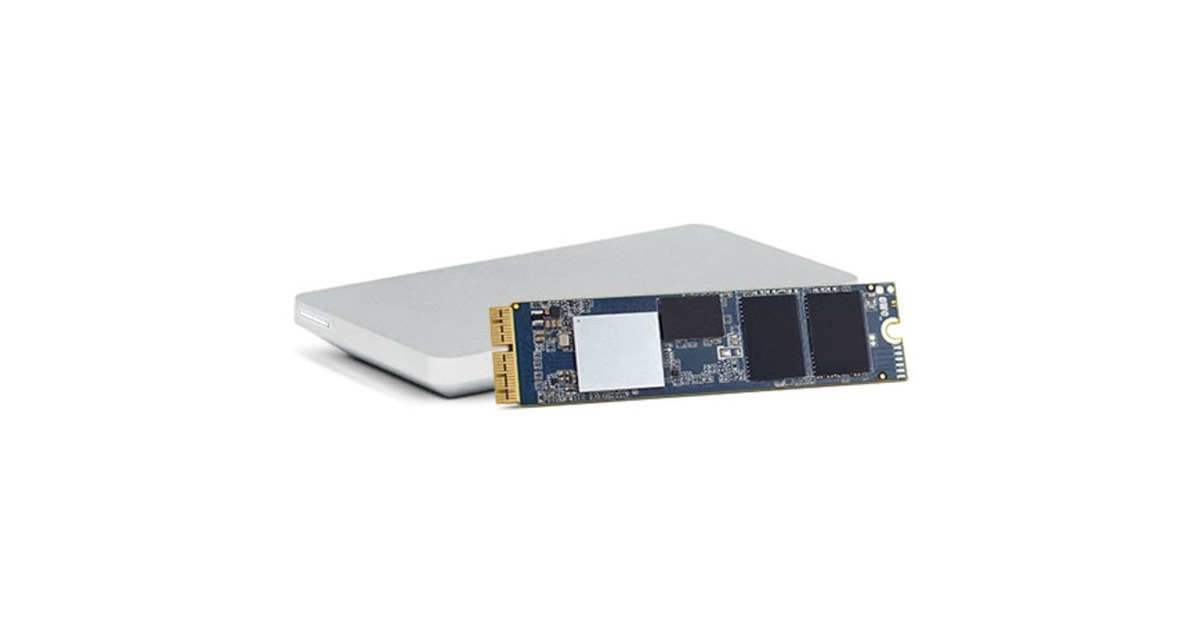 OWC Aura Pro X2 480 GB Upgrade Kit, SSD(PCIe 3.1 x4, NVMe 1.3, Custom Blade)