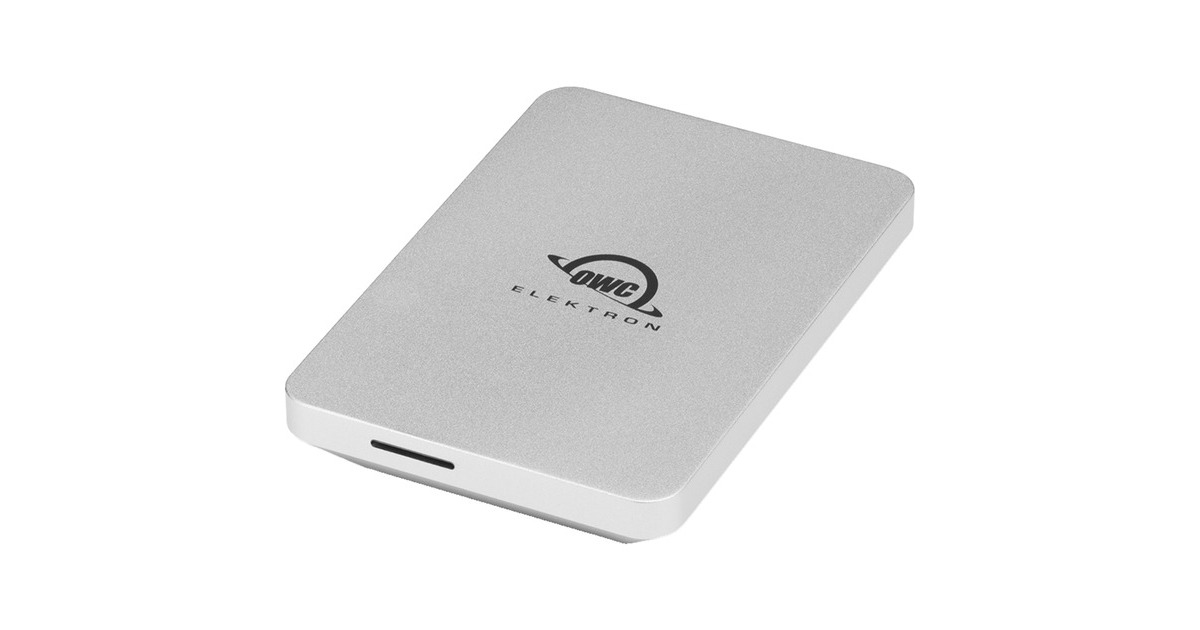 OWC Envoy Pro Elektron 480 GB, Externe SSD(aluminium, USB-C 3.2 Gen 2 (10 Gbit/s))