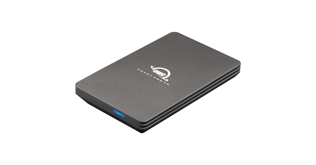 OWC Envoy Pro FX 480 GB, Externe SSD(dunkelgrau, Thunderbolt 3 (USB-C))
