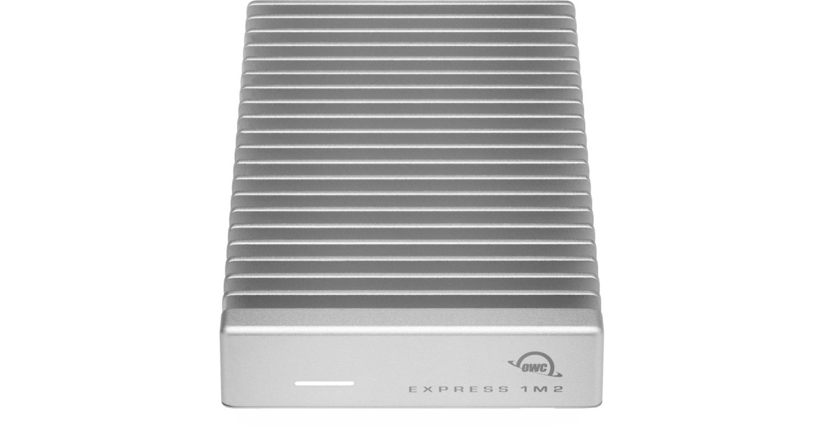 OWC Express 1M2 4 TB, Externe SSD(silber/aluminium, Thunderbolt 4 (USB-C), USB-C)