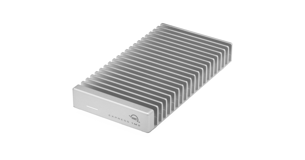 OWC Express 1M2 4 TB, Externe SSD(silber/aluminium, Thunderbolt 4 (USB-C), USB-C)