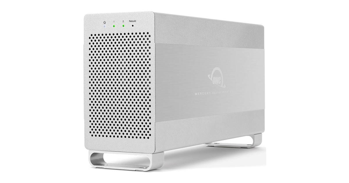 OWC Mercury Elite Pro Dual, Laufwerksgehäuse(silber, Performance RAID Enclosure, USB 3.2, eSATA) OWC Mercury Elite Pro Dual, Laufwerksgehäuse(silber, Performance RAID Enclosure, USB 3.2, eSATA)