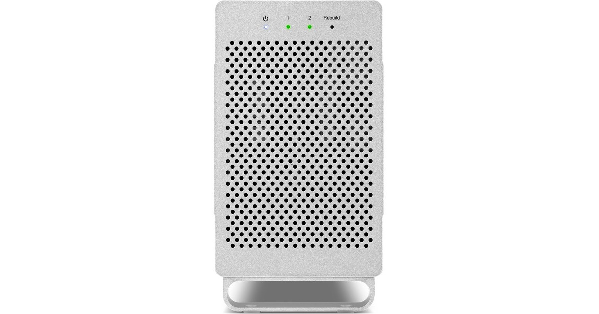 OWC Mercury Elite Pro Dual, Laufwerksgehäuse(silber, Performance RAID Enclosure, USB 3.2, eSATA)