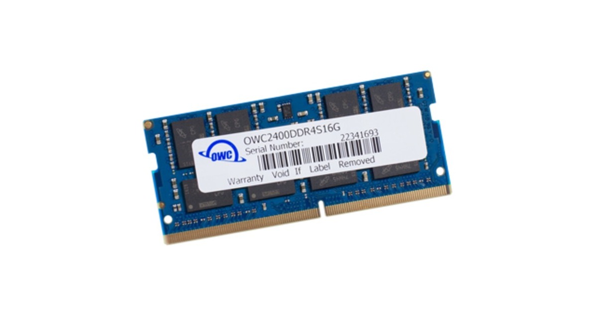 OWC SO-DIMM 16 GB DDR4-2400, für MAC , Arbeitsspeicher(OWC2400DDR4S16G) OWC SO-DIMM 16 GB DDR4-2400, für MAC , Arbeitsspeicher(OWC2400DDR4S16G)