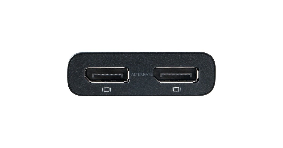 OWC Thunderbolt 3/2x DisplayPort Adapter(schwarz, Outlet)
