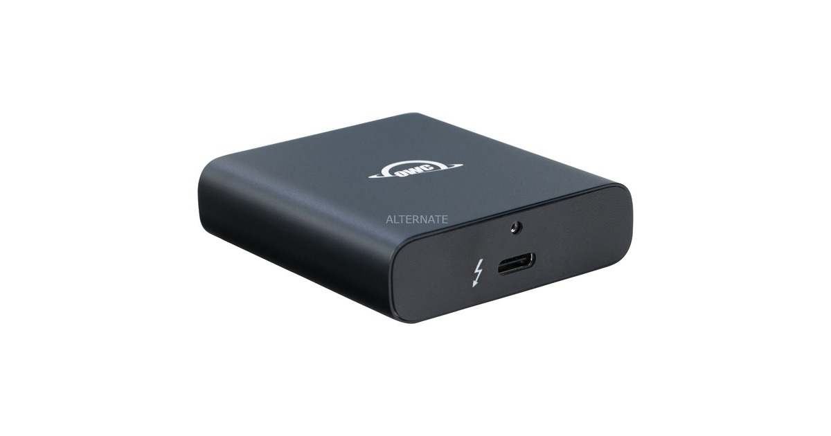 OWC Thunderbolt 3/2x DisplayPort Adapter(schwarz, Outlet)
