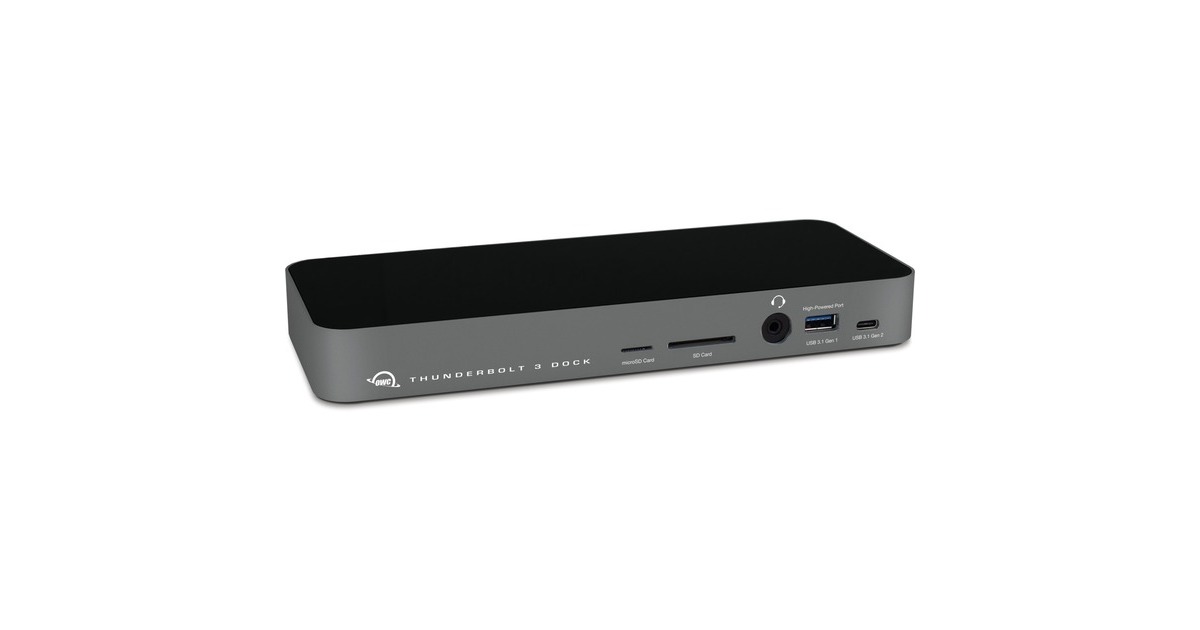 OWC Thunderbolt 3 Dock 14-Port, Dockingstation(grau, USB-C, LAN, mini DisplayPort)