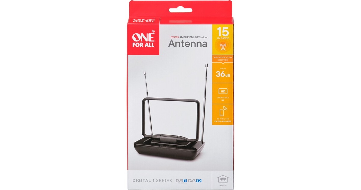 One for all DVB-T2 Zimmerantenne(schwarz)