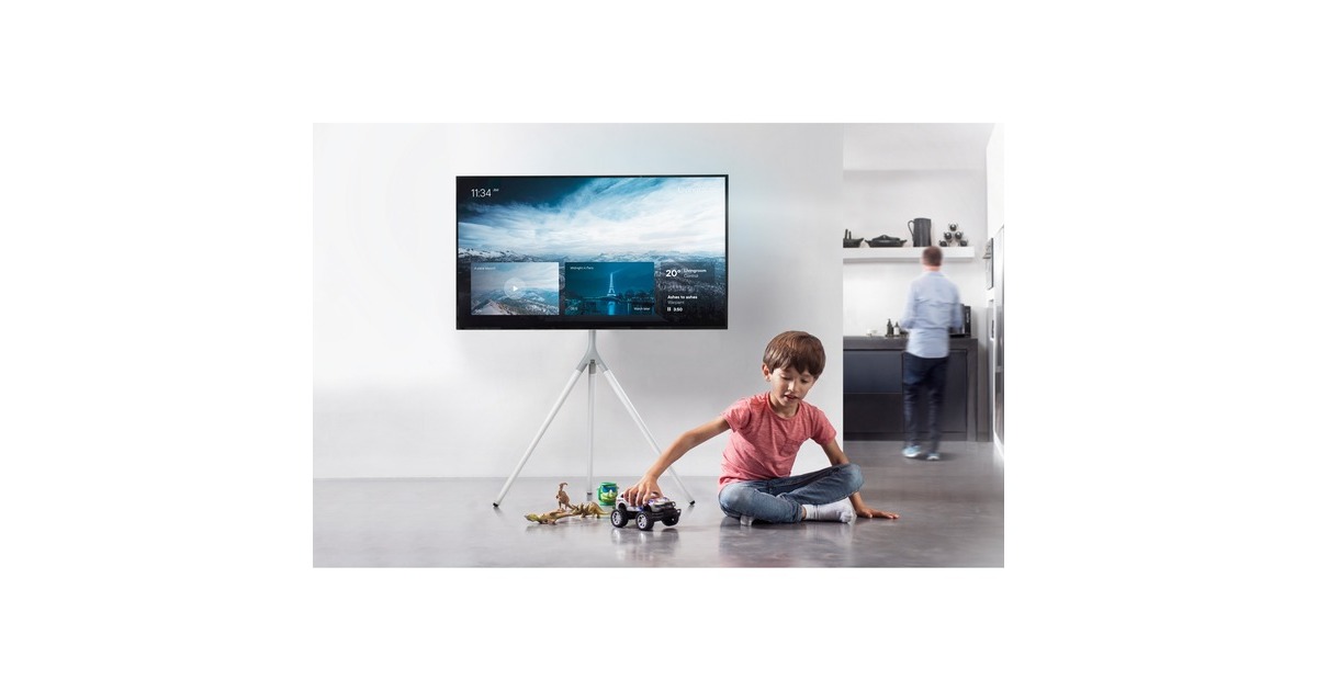 One for all Full Metal Tripod TV-Stativ, Halterung(weiß)