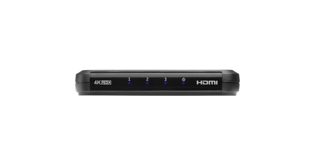 One for all Intelligenter HDMI-Switch SV1632 4K, HDMI Switch(schwarz, Full-HD HDMI Umschalter)