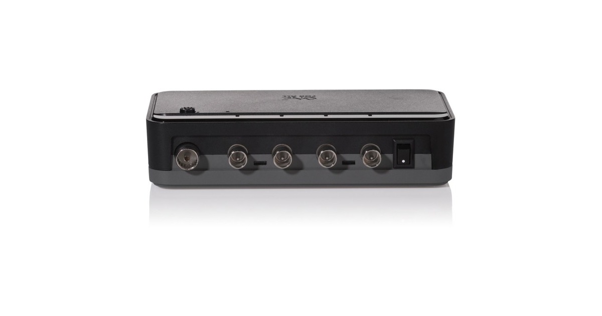 One for all Signalverstärker 4-fach(schwarz, 4 Ausgänge)