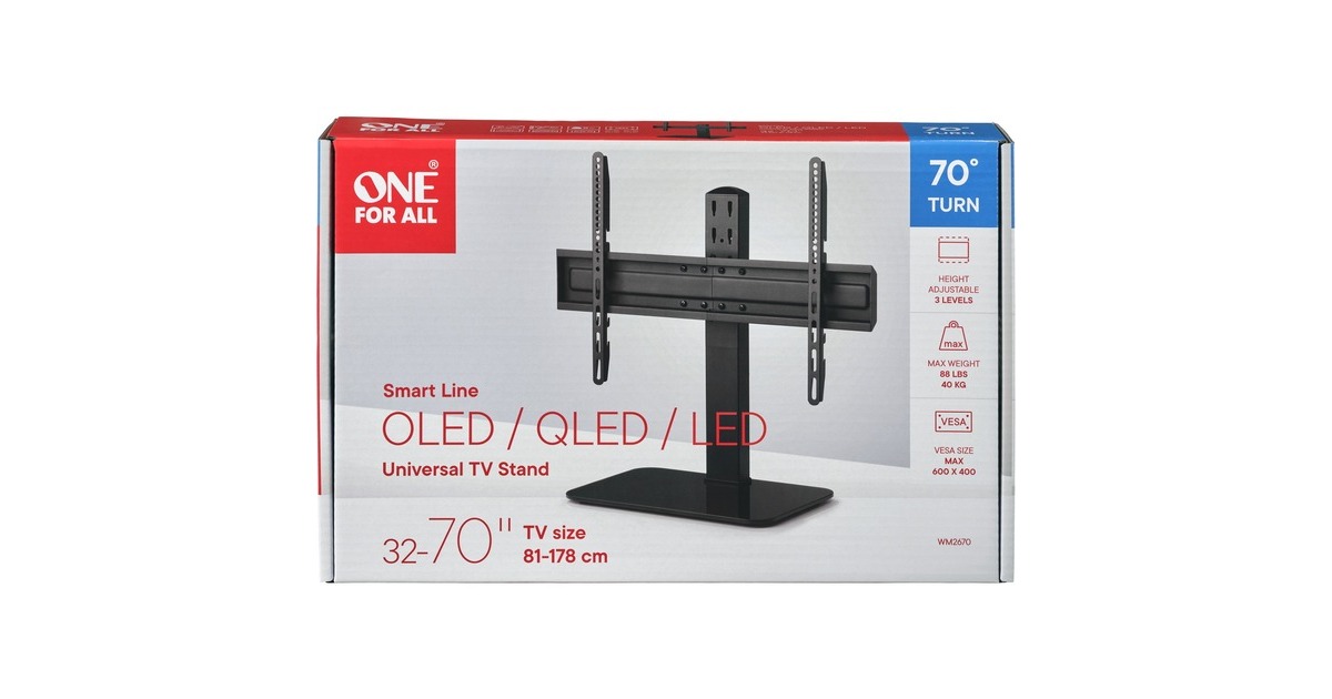 One for all Smart TV-Tischständer, Halterung(schwarz)