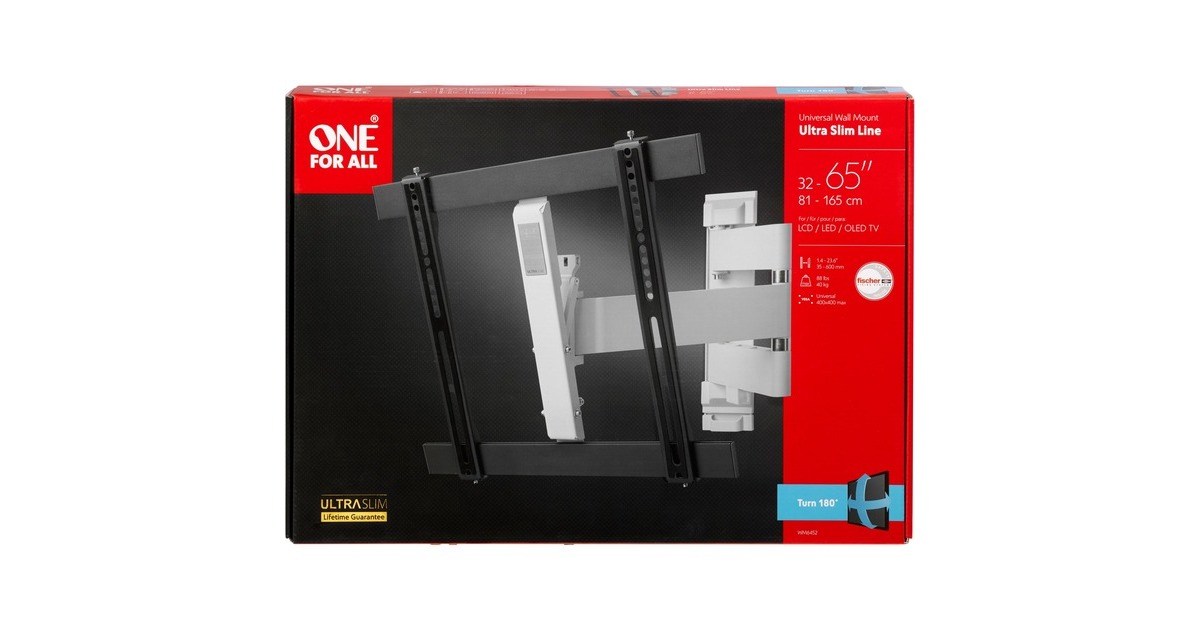 One for all TV-Wandhalterung WM6452(schwarz)