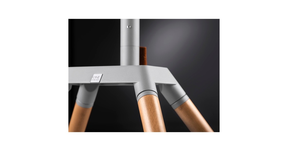 One for all Universal-TV-Ständer Quadpod, Halterung(silber/schwarz)