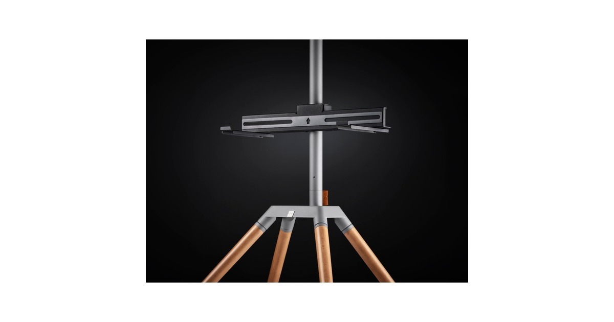 One for all Universal-TV-Ständer Quadpod, Halterung(silber/schwarz)