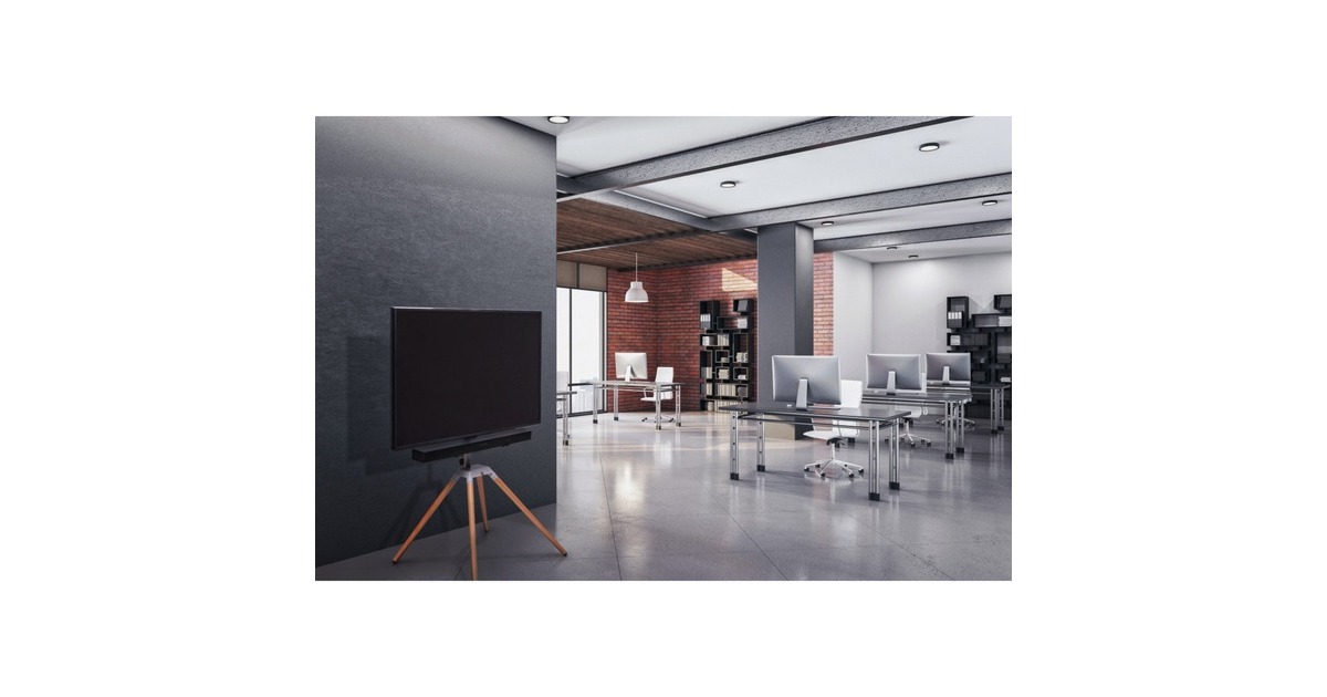 One for all Universal-TV-Ständer Quadpod, Halterung(silber/schwarz)