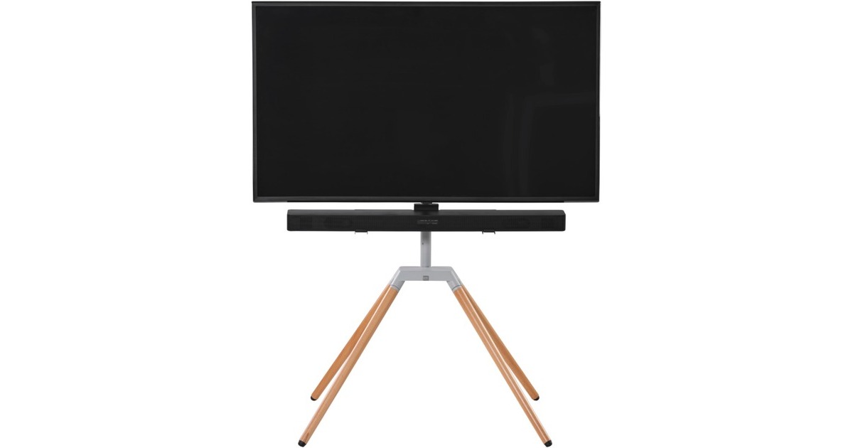 One for all Universal-TV-Ständer Quadpod, Halterung(silber/schwarz)