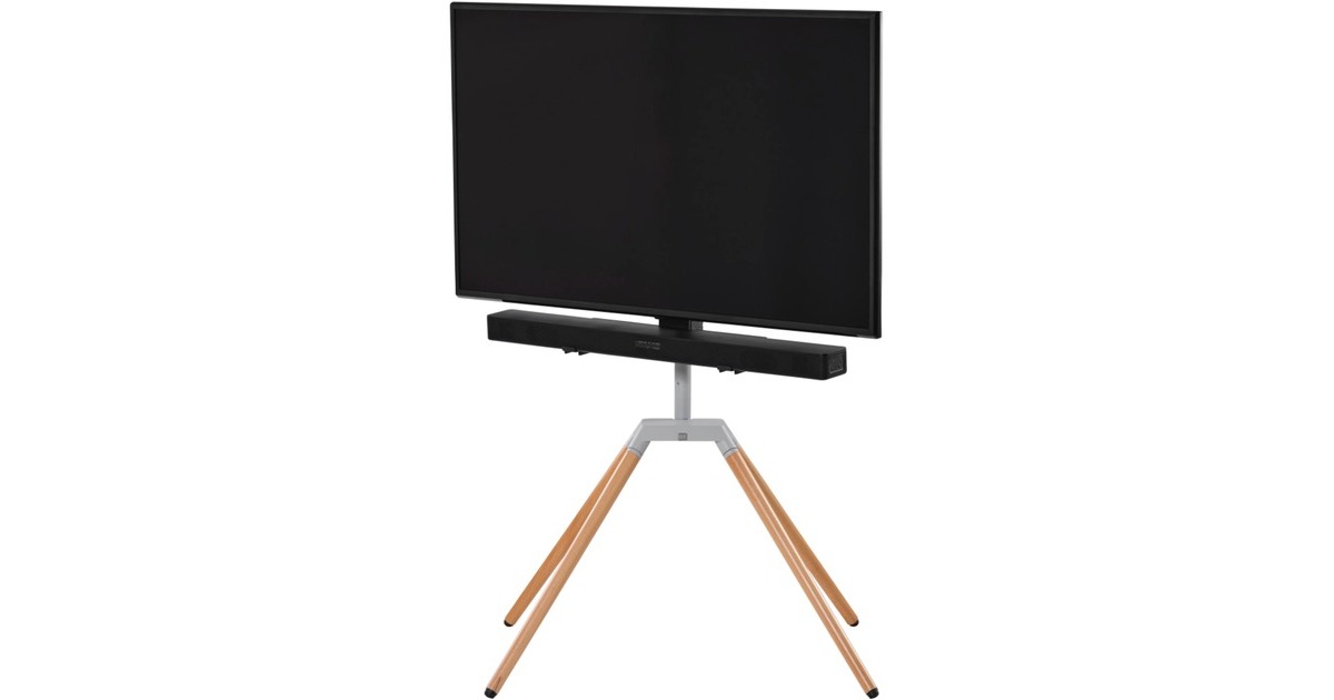 One for all Universal-TV-Ständer Quadpod, Halterung(silber/schwarz)